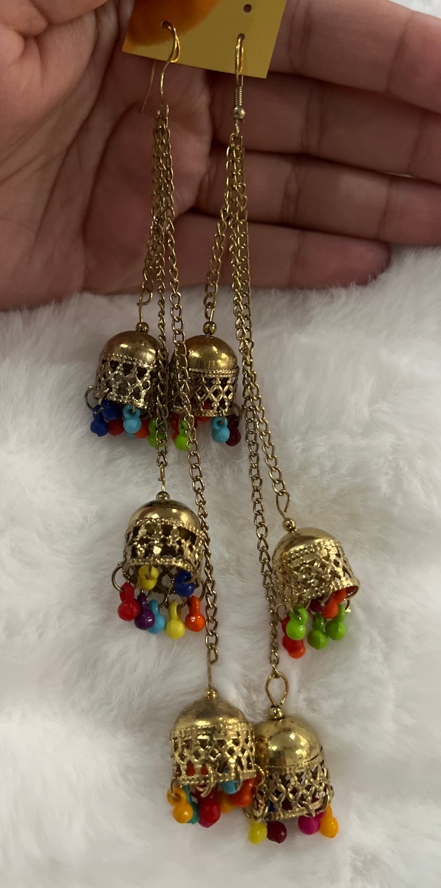 Golden Kashmiri Jhumka