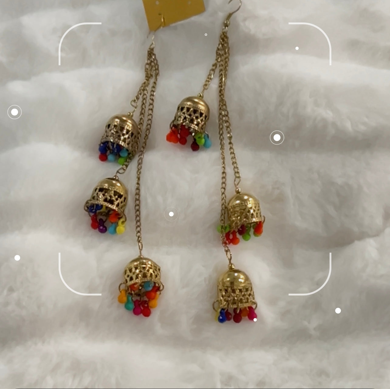 Golden Kashmiri Jhumka